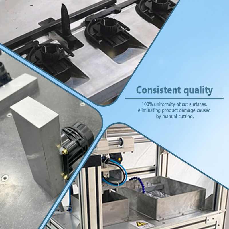 Automatic Sprue-Cutting Machine for Injection-Molded Parts | Fully Automatic Plastic Part Gate Removal and Trimming Equipment | Customization Available