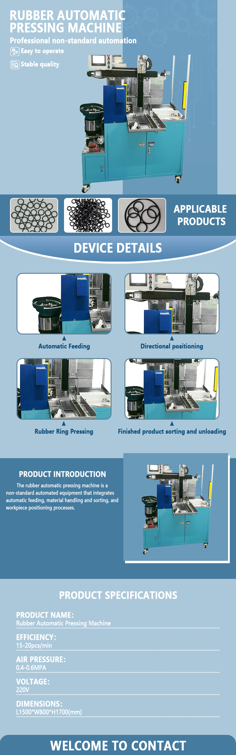 Automatic Rubber Washer Press-in Machine | Fully Automatic Sealing Ring Press-fitting Equipment | Supports Non-standard Customization