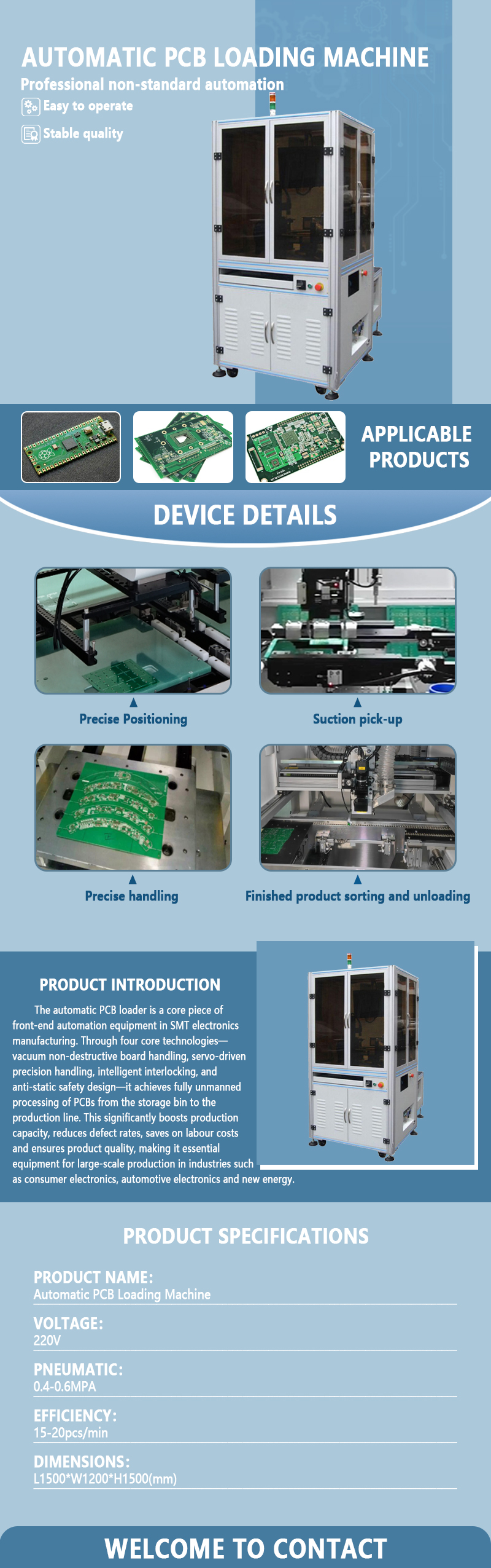 Automatic PCB Loader | Fully Automatic PCB Loading Machine | SMT Automatic Board Feeding Equipment | Supports Non-Standard Customization