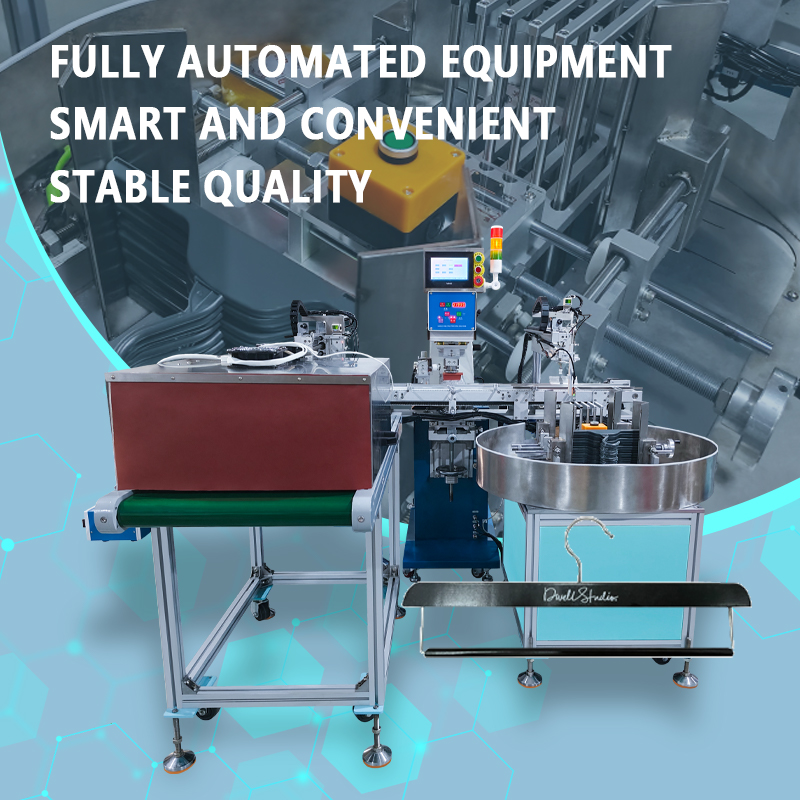 Automatic Pad Printing Machine for Hangers | Fully Automatic Plastic Hanger Logo Pad Printing Equipment | Customization Available