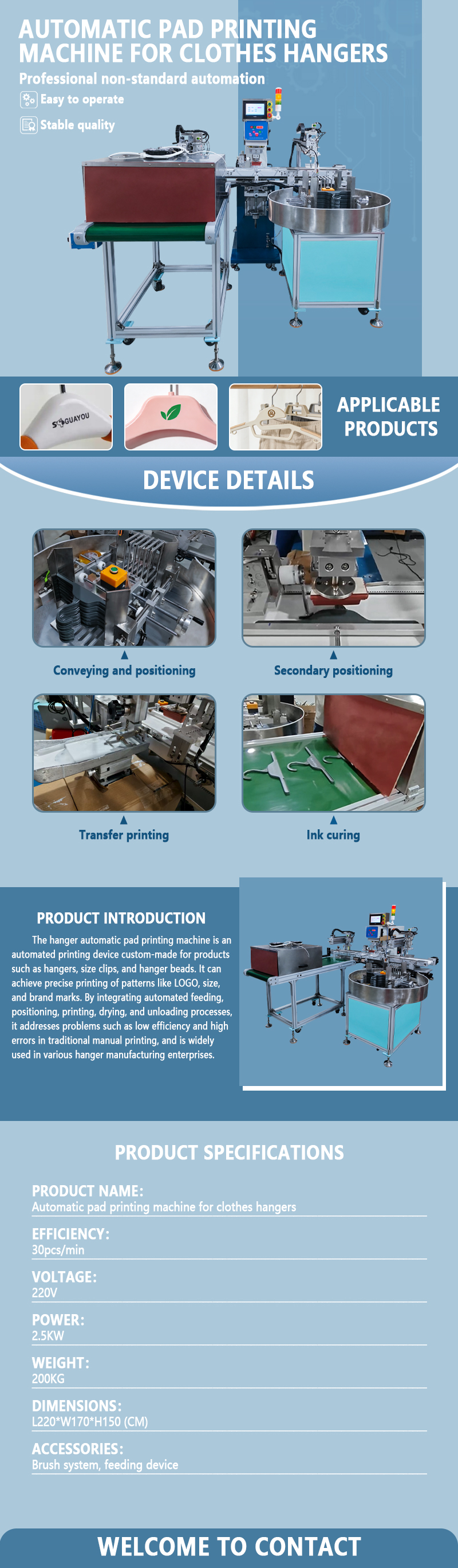 Automatic Pad Printing Machine for Hangers | Fully Automatic Plastic Hanger Logo Pad Printing Equipment | Customization Available Automatic Pad Printing Machine for Hangers | Fully Automatic Plastic Hanger Logo Pad Printing Equipment | Customization Available