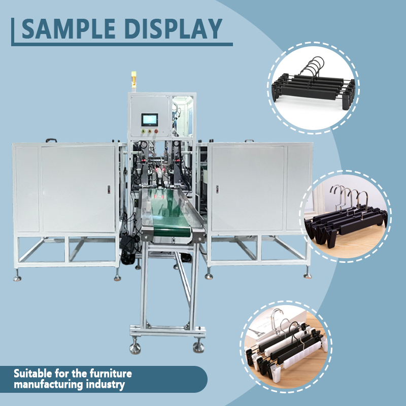 Automatic Trouser Hanger Assembly Machine | Fully Automatic Feeding and Assembly Production Equipment for Trouser Hangers | Supports Non-Standard Customization