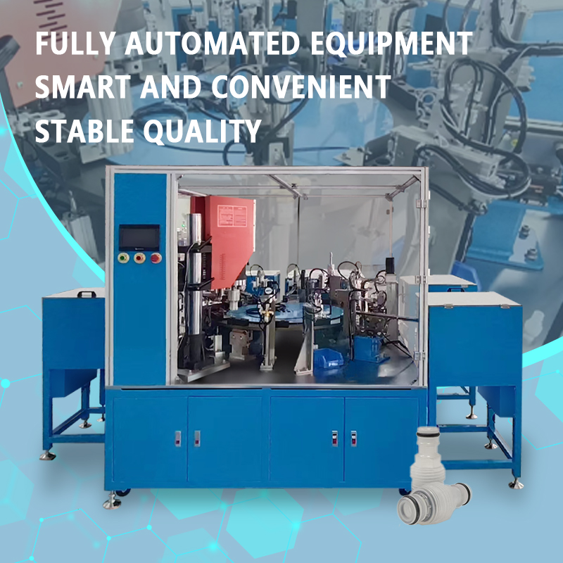 Automatic Ultrasonic Welding and Assembly Machine for One-Way Valves | Fully Automatic Ultrasonic Welding and Assembly Equipment for Valve Bodies | Customization Available