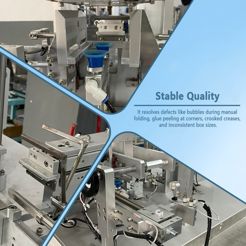 Semi-automatic Box Folding Machine | Automatic Folding and Forming Equipment for Paper Boxes and Cartons | Customization Available