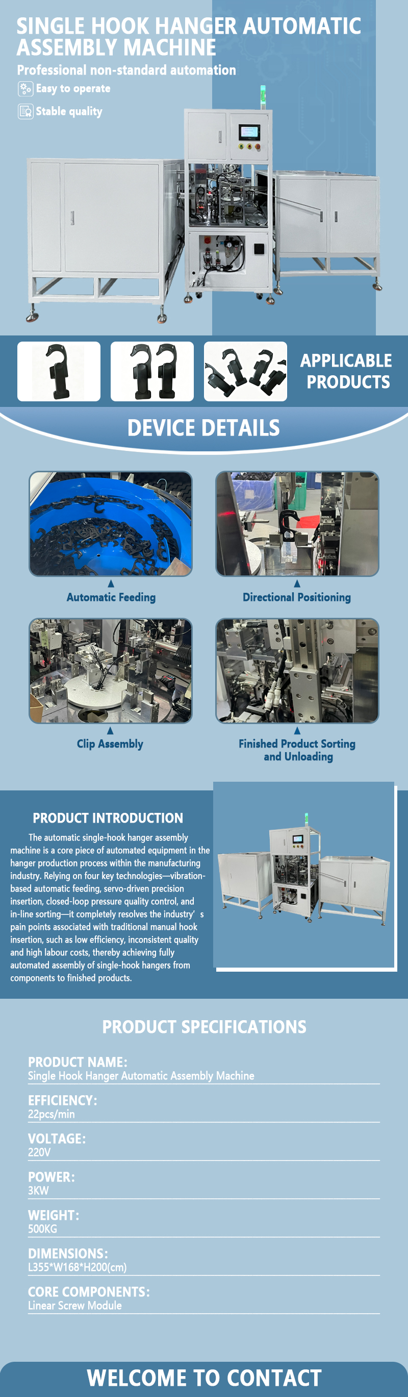 Automatic Assembly Machine for Single-Hook Clothes Pegs | Fully Automatic Clothes Peg Assembly Equipment | Customization Available Automatic Assembly Machine for Single-Hook Clothes Pegs | Fully Automatic Clothes Peg Assembly Equipment | Customization Available