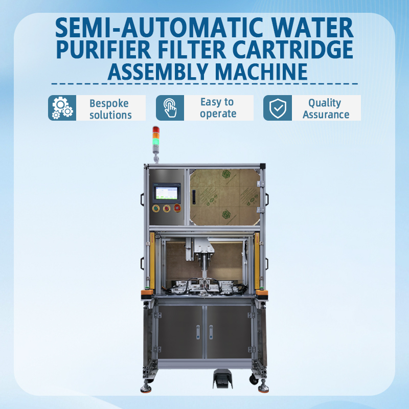 Semi-automatic water purifier filter assembly machine | Auto