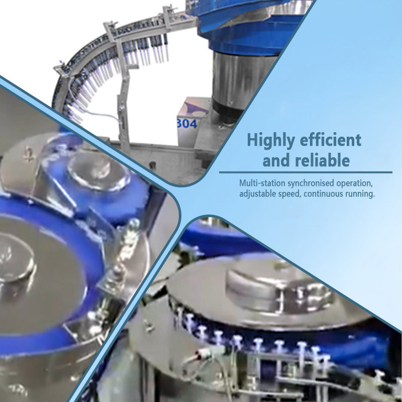 Fully Computerized Automatic Syringe Assembly Machine | Fully Automatic Medical Syringe Feeding, Assembly, and Inspection Equipment | Supports Non-Standard Customization